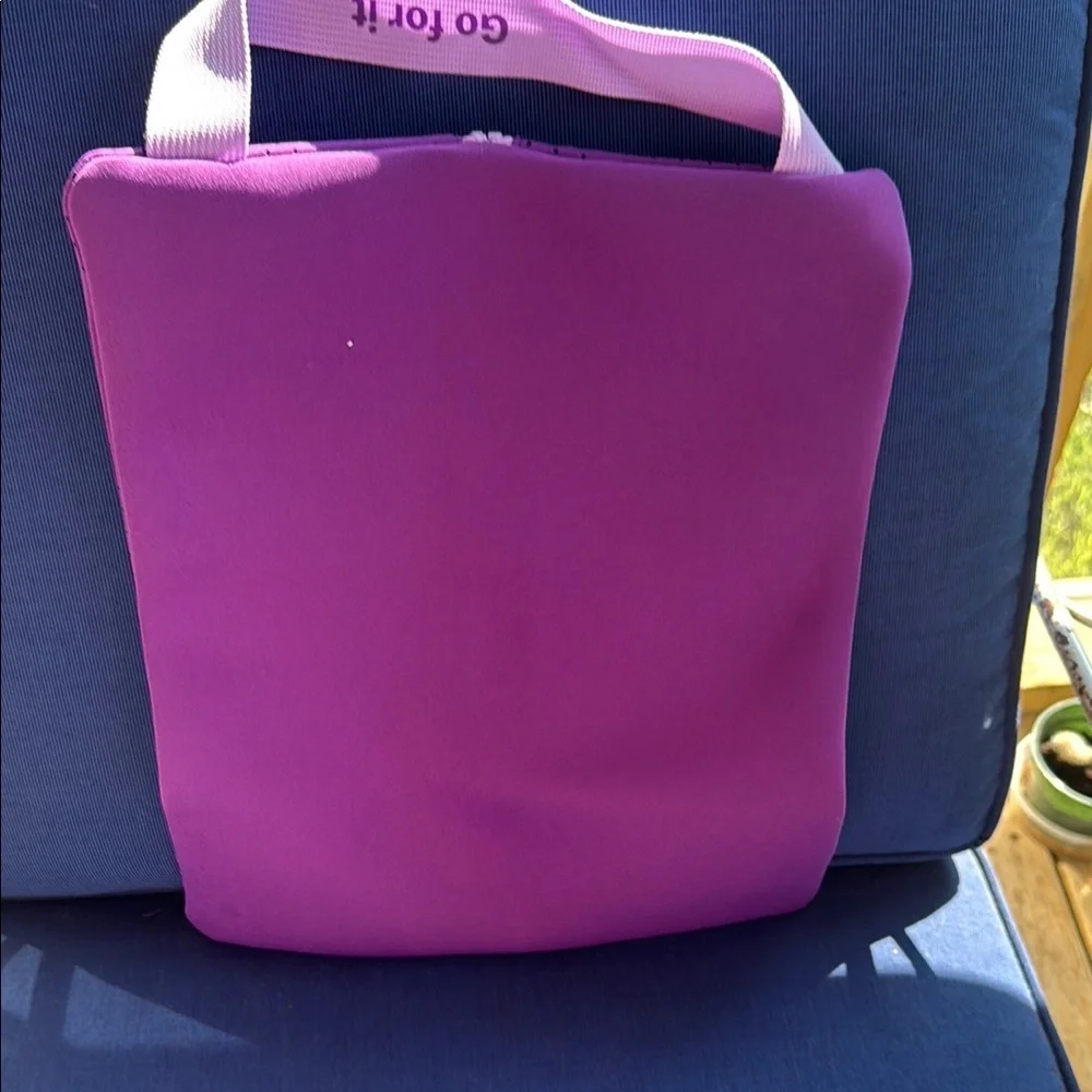 Weight Watchers Purple and Pink Laptop Bag with Modern Design